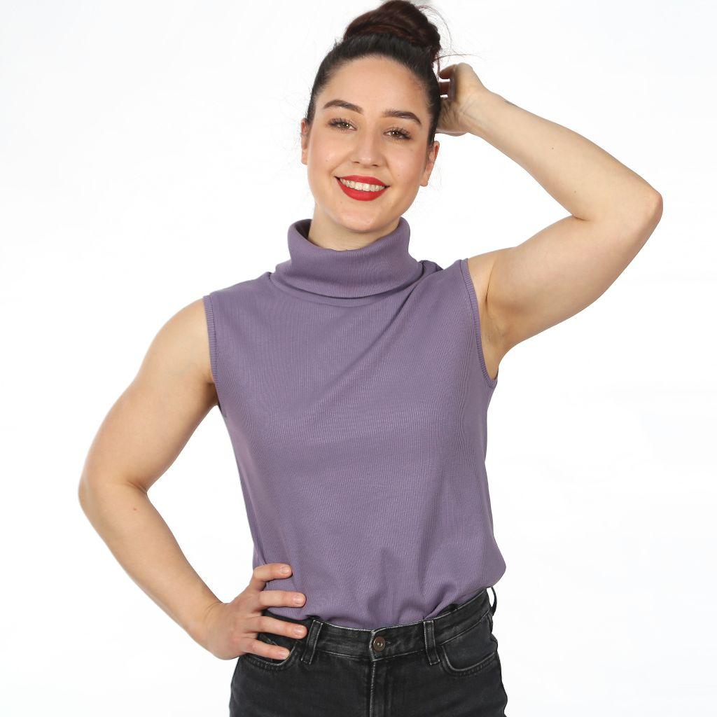 Papierschnittmuster Top mit breitem Träger Frau Jenny XS-XXL